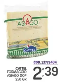 Eurocash Cattel formaggio asiago dop offerta