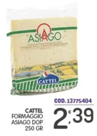 Eurocash Cattel formaggio asiago dop offerta