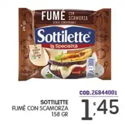 Eurocash Sottilette Fumé con scamorza offerta
