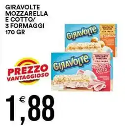 Vantaggio Cash&Carry Giravolte mozzarella e cotto offerta