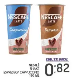 Eurocash Nestlé Shake Espresso/Cappuccino offerta