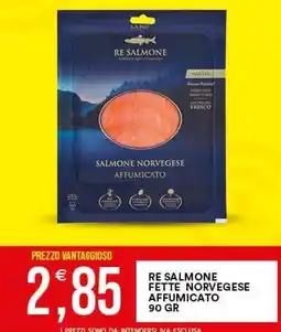 Vantaggio Cash&Carry Re Salmone fette norvegesi affumicato offerta