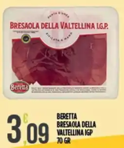 Euroesse Beretta bresaola della valtellina igp offerta
