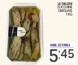 Eurocash Le delizie zucchine grigliate offerta