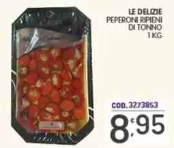 Eurocash Le delizie peperoni ripieni di tonno offerta