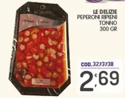 Eurocash Le Delizie Peperoni Ripieni Tonno offerta