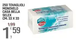 A&O Tovaglioli monovelo bianchi Casa Bella Selex offerta