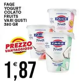 Vantaggio Cash&Carry Fage yogurt colato fruits vari gusti offerta