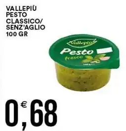 Vantaggio Cash&Carry Vallepiù pesto classico offerta