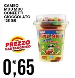 Vantaggio Cash&Carry Cameo muu muu confetti cioccolato offerta