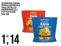 Vantaggio Cash&Carry Giovanni Rana sfogliagrezza tagliatelle offerta