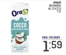 Eurocash OraSi bevanda al cocco offerta