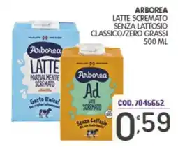 Eurocash Arborea latte scremato senza lattosio classico/zero grassi offerta