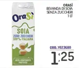Eurocash OraSi bevanda di soia offerta