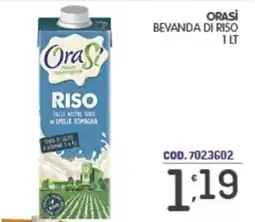 Eurocash OraSi bevanda di riso offerta