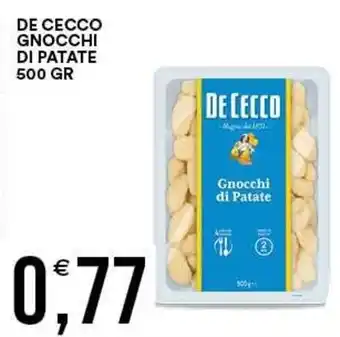 Vantaggio Cash&Carry De Cecco Gnocchi di Patate offerta