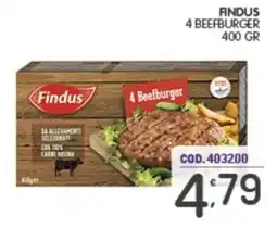 Eurocash Findus 4 Beefburger offerta