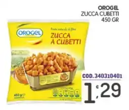 Eurocash Orogel zucca a cubetti offerta