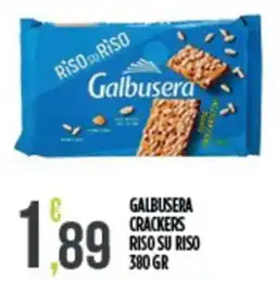 Euroesse Galbusera crackers riso su riso offerta