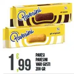 Euroesse Pavesini vari gusti offerta