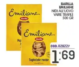 Eurocash Barilla Emiliane Tagliatelle ruvide offerta