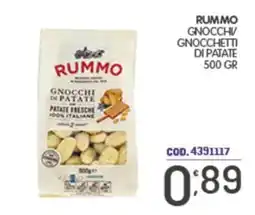 Eurocash Rummo gnocchi di patate offerta
