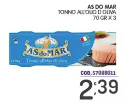 Eurocash AS do MAR Tonno all'olio di oliva offerta