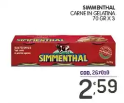 Eurocash Carne in gelatina Simmenthal offerta