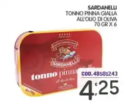 Eurocash Tonno pinna gialla Sardanelli offerta