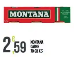 Euroesse Montana carne offerta