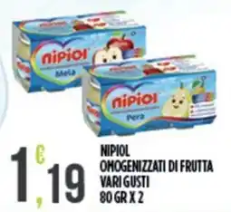 Euroesse Nipiol omogenizzati di frutta offerta