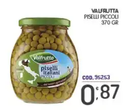Eurocash Valfrutta piselli italiani piccoli offerta