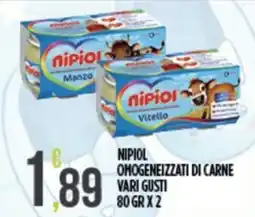 Euroesse Nipiol omogeneizzati di carne offerta