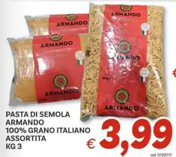 Vivo Supermercati Pasta di semola Armando offerta