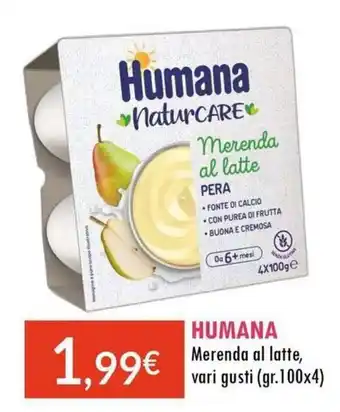 Humana Merenda al latte