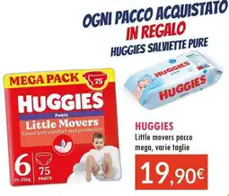 Sanitaria Demma Huggies Little Movers offerta