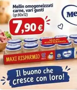 Sanitaria Demma Mellin omogeneizzati carne offerta