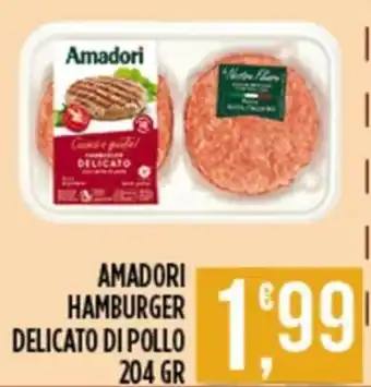 Amadori hamburger delicato di pollo