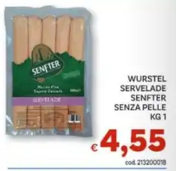 Vivo Supermercati Wurstel servelade senfter senza pelle offerta