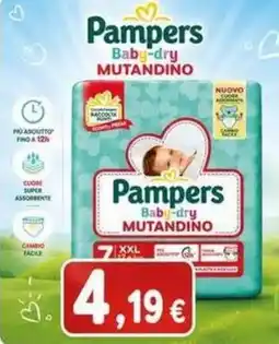 Sanitaria Demma Pampers Baby-dry Mutandino offerta