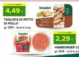Tigre Tagliata di petto di pollo Amadori offerta