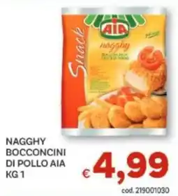 Vivo Supermercati Nagggy bocconcini di pollo Aia offerta