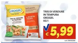 Vivo Supermercati Tris di verdure in tempura Orogel offerta