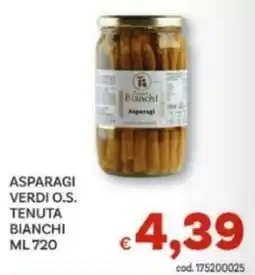 Vivo Supermercati Asparagi verdi o.s. tenuta bianchi offerta