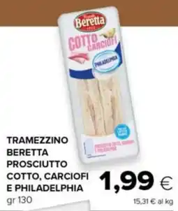 Tigre Tramezzino Beretta Prosciutto Cotto, Carciofi e Philadelphia offerta