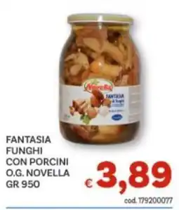 Vivo Supermercati Fantasia funghi con porcini O.G. Novella offerta