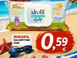 Magazzini del Risparmio Idrofil salviettine x120 offerta