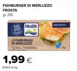 Tigre Fishburger di merluzzo Frosta offerta