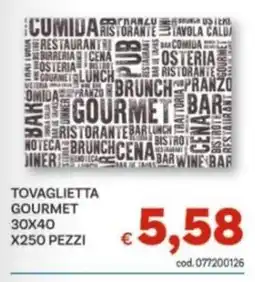 Vivo Supermercati Tovaglietta gourmet offerta