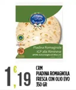 Netto Supermercati CRM Piadina Romagnola Fresca con Olio EVO offerta